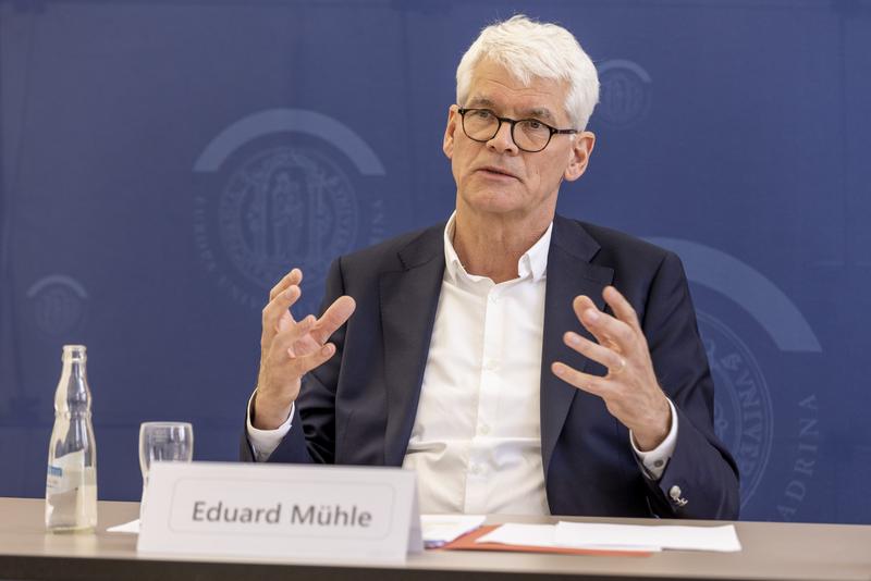 Prof. Dr. Eduard Mühle. Präsident der Europa-Universität Viadrina