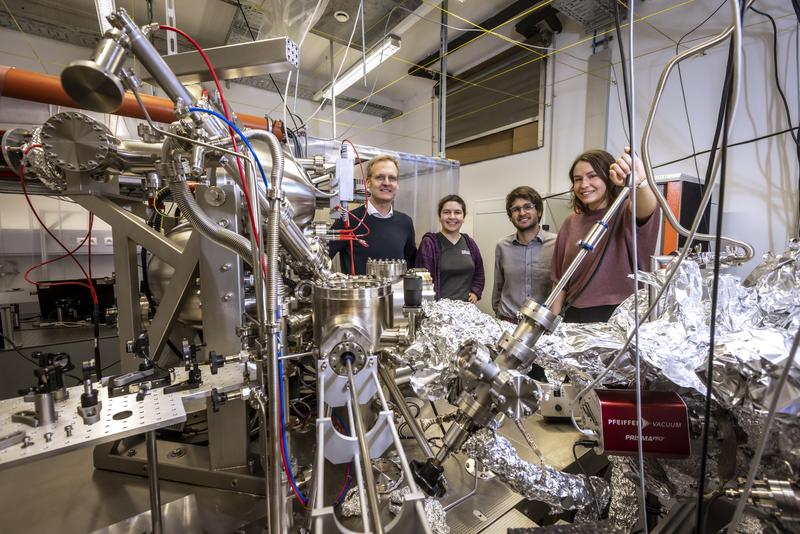 Martin Schultze, Maryna Meretska (Harvard), Marcus Ossiander und Hana Hampel