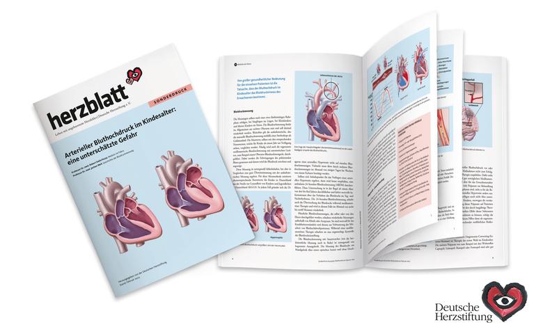 Das herzblatt-Sonderheft der Deutschen Herzstiftung „Arterieller Bluthochdruck im Kindesalter: eine unterschätzte Gefahr“ 