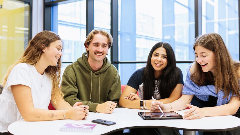 Studierende an der FH St. Pölten