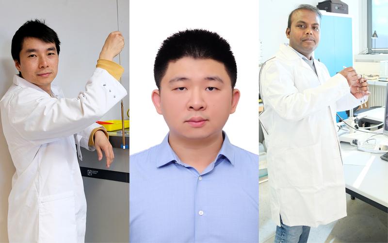 Dr. Bin Shen, Dr. Yizhou Liang, Dr. Soumendra Nath Panja forschen als Avh-Stipendiaten an der Universität Augsburg