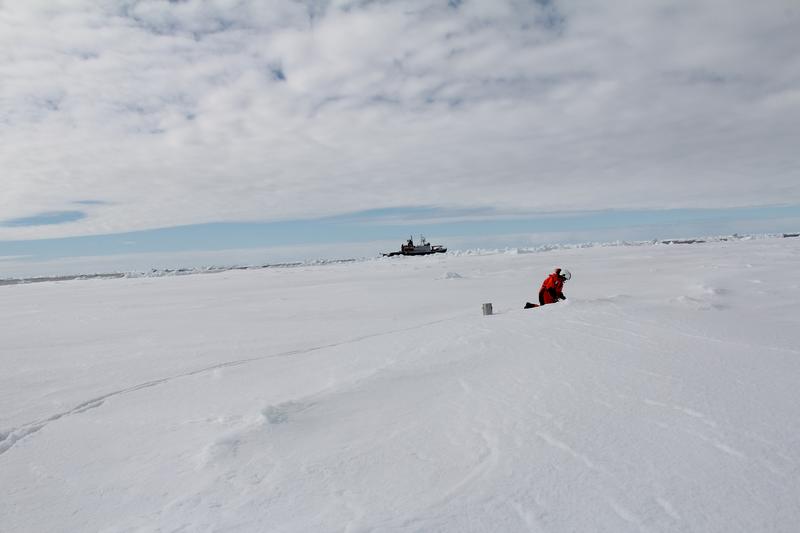 Hereon researchers regularly take samples in polar regions. 