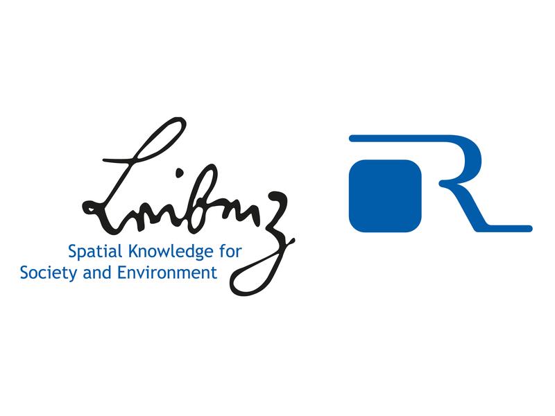 Logo of the Leibniz Research Network “Spatial Knowledge for Society and Environment – Leibniz R”