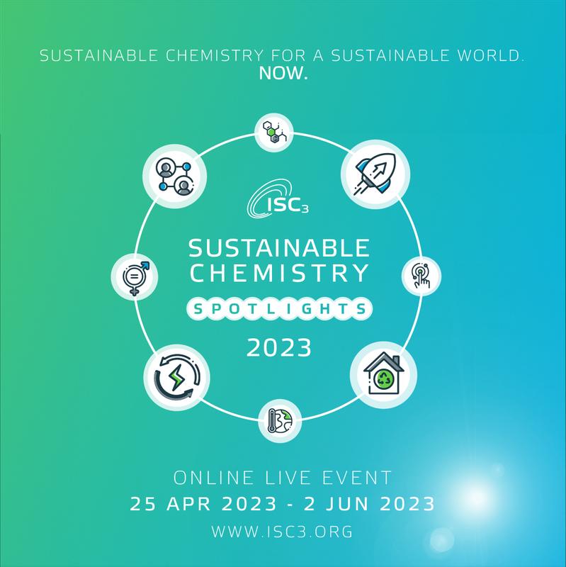 Bedeutung der Nachhaltigen Chemie, als holistischer Ansatz für innovative Lösungen - Eventserie vom 25. April bis 2. Juni 2023