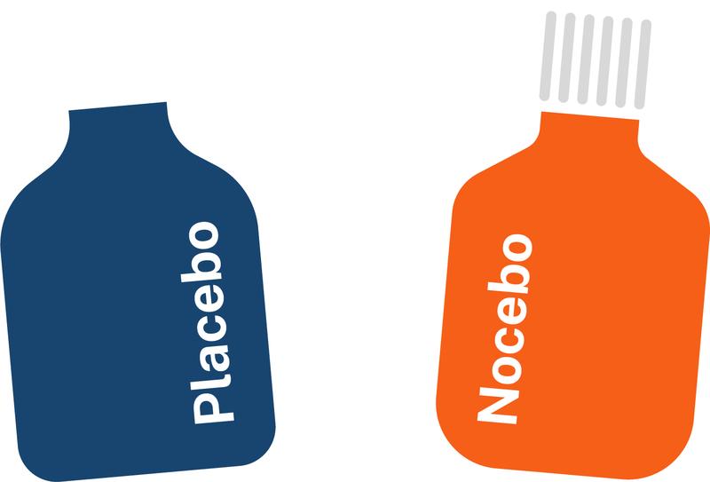 Symbolbilder für Placebos und Nocebos