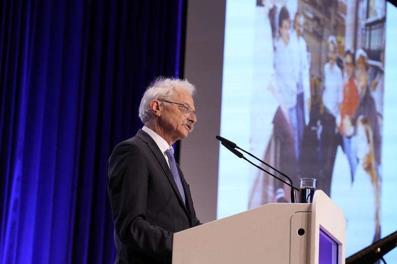 Prof. Dr. Hans-Georg Rammensee während der jährlichen internationalen CIMT Tagung in Mainz