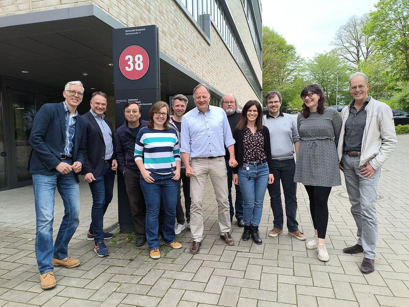 Die beteiligten Wissenschaftlerinnen und Wissenschaftler der Uni Osnabrück freuen sich über das neue Graduiertenkolleg. 