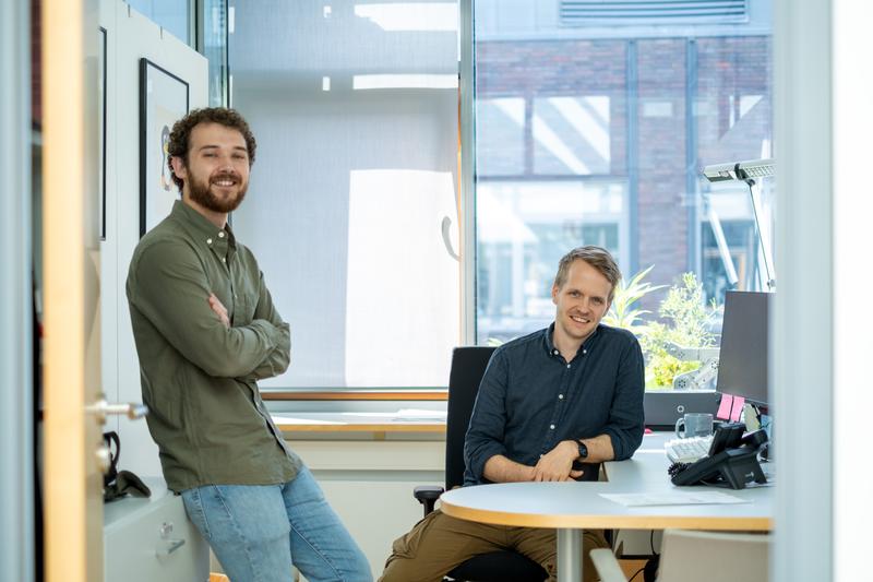 First-authors Gavin Rice (left) and Thorsten Wagner (right).