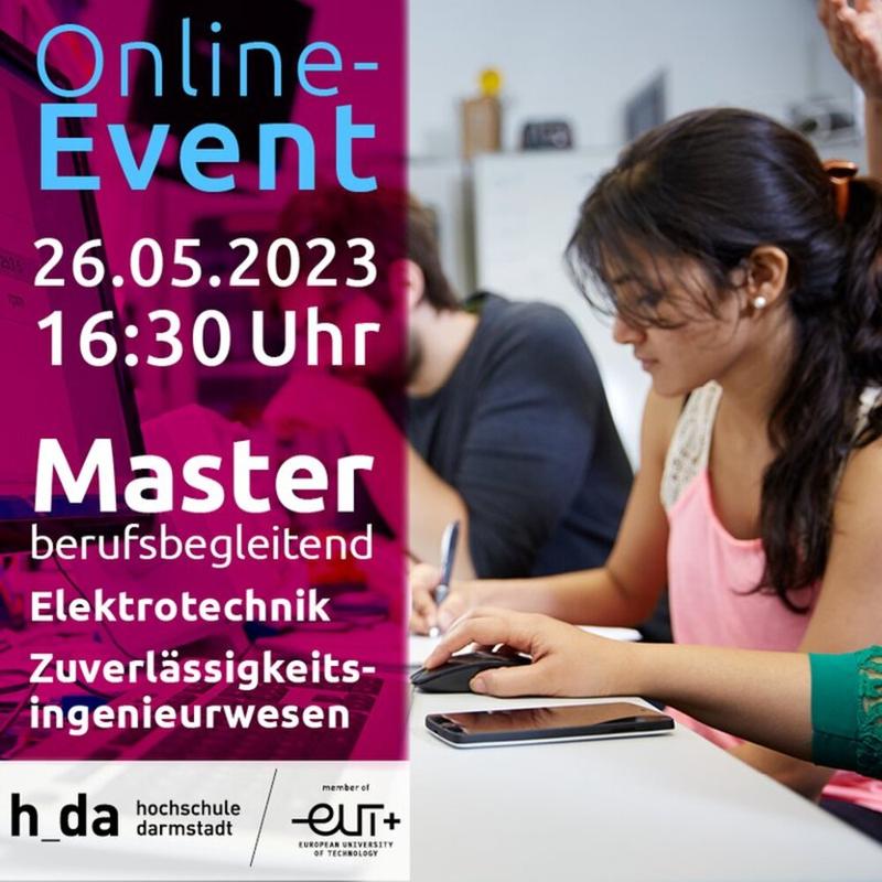 Informationsabend "Vom Techniker zum Master" am 26.05.2023