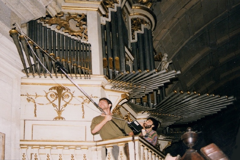 Luftdruckmessungen an der Orgel in der Kirche Sao Lourenço in Porto (Portugal). ©Fraunhofer IBP