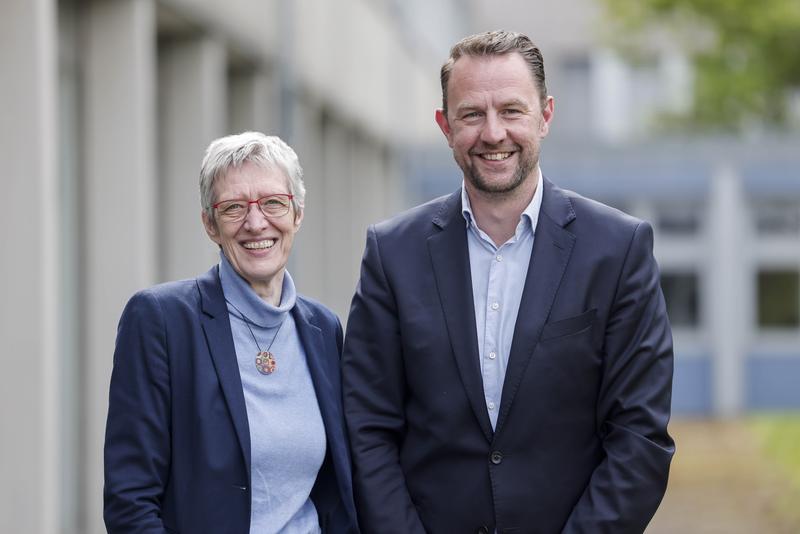 Prof. Dr. Andrej Gill, Direktor des Gutenberg Lehrkollegs, mit seiner Stellvertreterin, Prof. Dr. Margarete Imhof