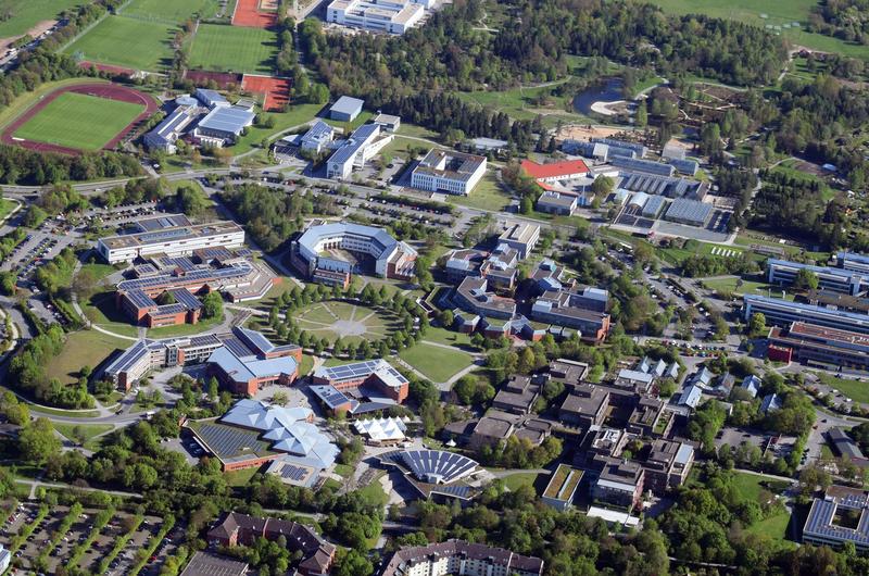 Der Campus der Universität Bayreuth.