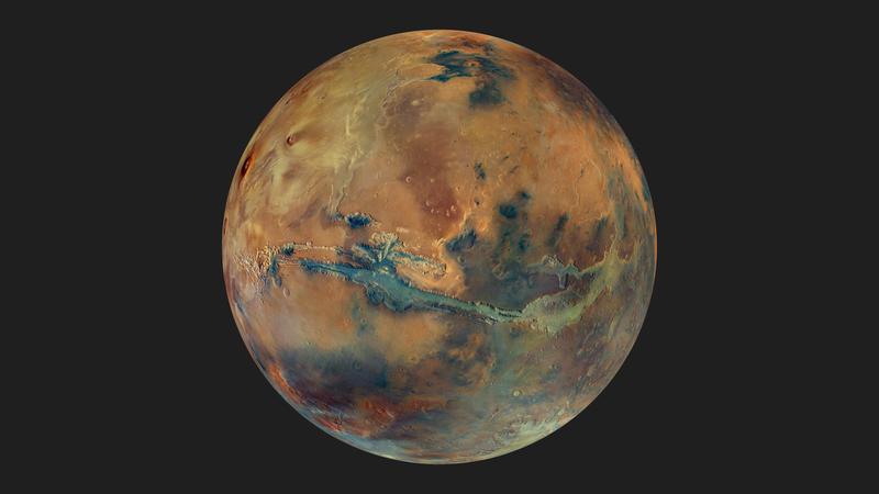 Der Mars in Farbe