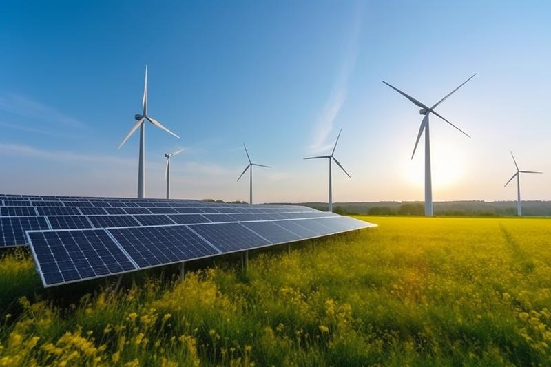 In einem nachhaltigen Energiesystem wird Strom aus Wind und Sonne eine große Rolle spielen.