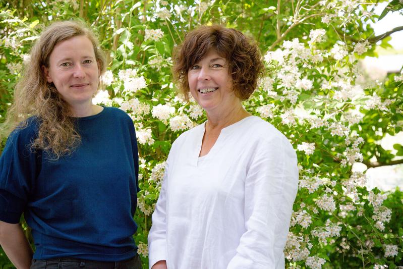 Dr. Henrike Brust (l.), vom Leibniz-Institut für Plasmaforschung und Technologie e.V. (INP), und Prof. Dr. rer. nat. Christine Stöhr, vom Institut für Botanik und Landschaftsökologie der Universität Greifswald, gehören zu den Autor*innen der Studie.