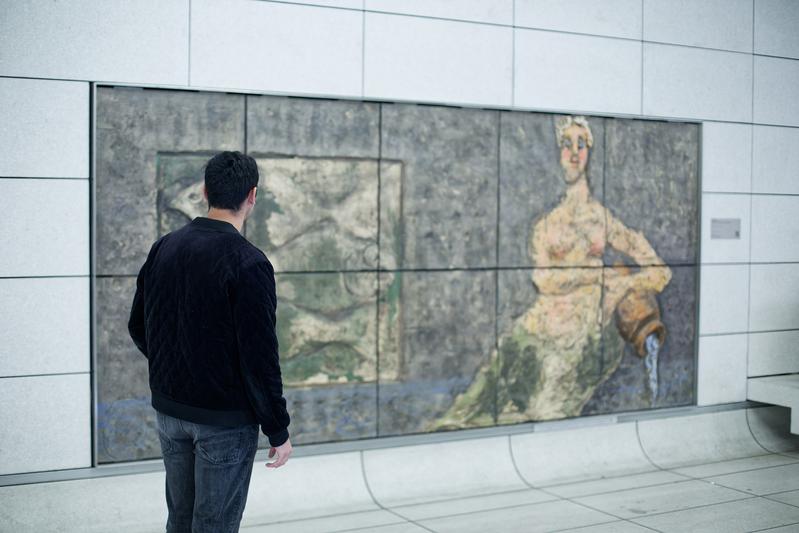 „Regen des Überflusses (Das Wasser)“ von Markus Lüpertz.