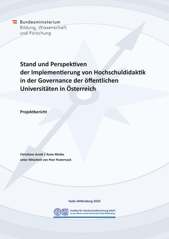 Arndt/Mielke: Stand und Perspektiven der Implementierung von Hochschuldidaktik in der Governance der öffentlichen Universitäten in Österreich