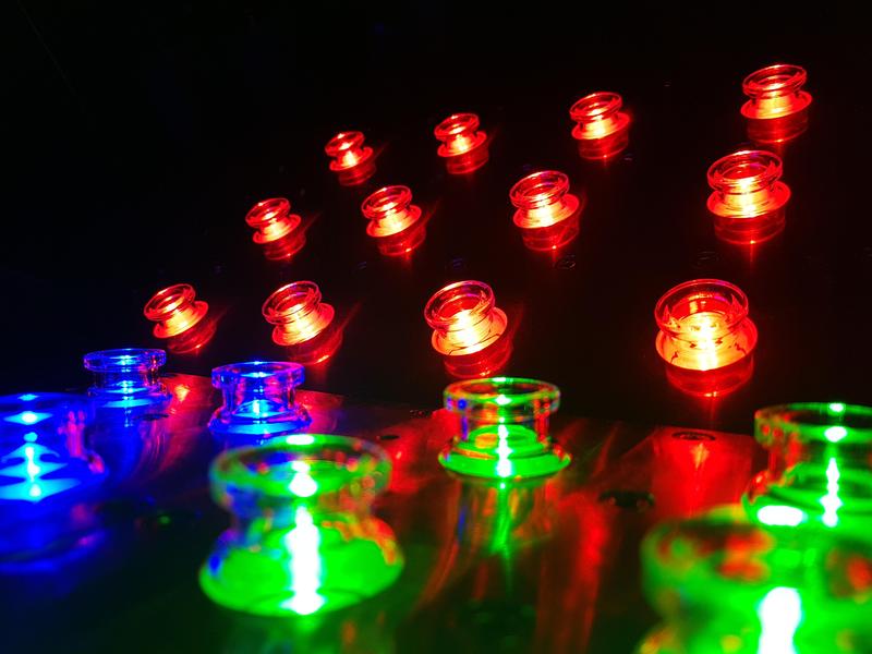 Photocatalytic reactions in the laboratory of Prof. König (University of Regensburg) with visible light.