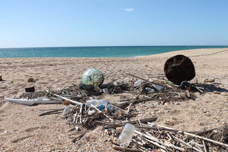 Littered beaches are also a problem around the Ria Formosa, and not just a nuisance for tourism. 