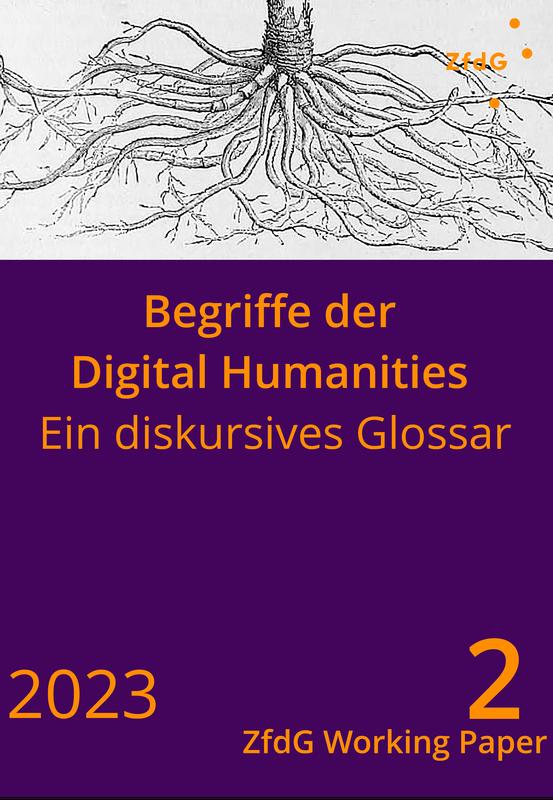 Cover des Working Paper „Begriffe der Digital Humanities“