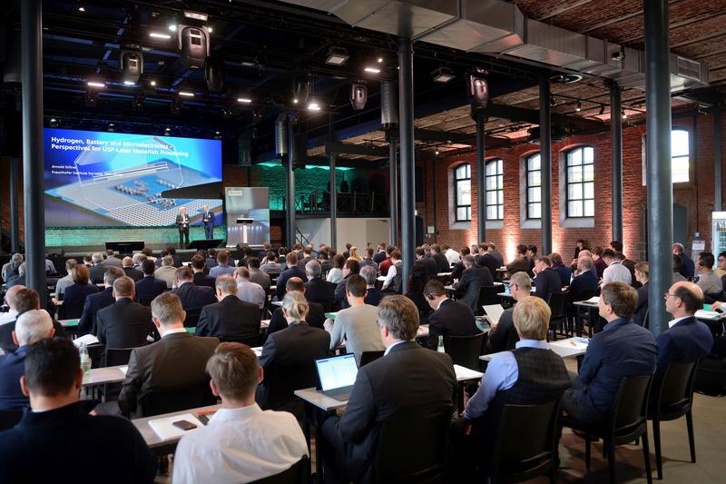 The participants of the  “7th UKP Workshop Ultrafast Laser Technology 2023” were welcomed this year at DAS LIEBIG in Aachen.