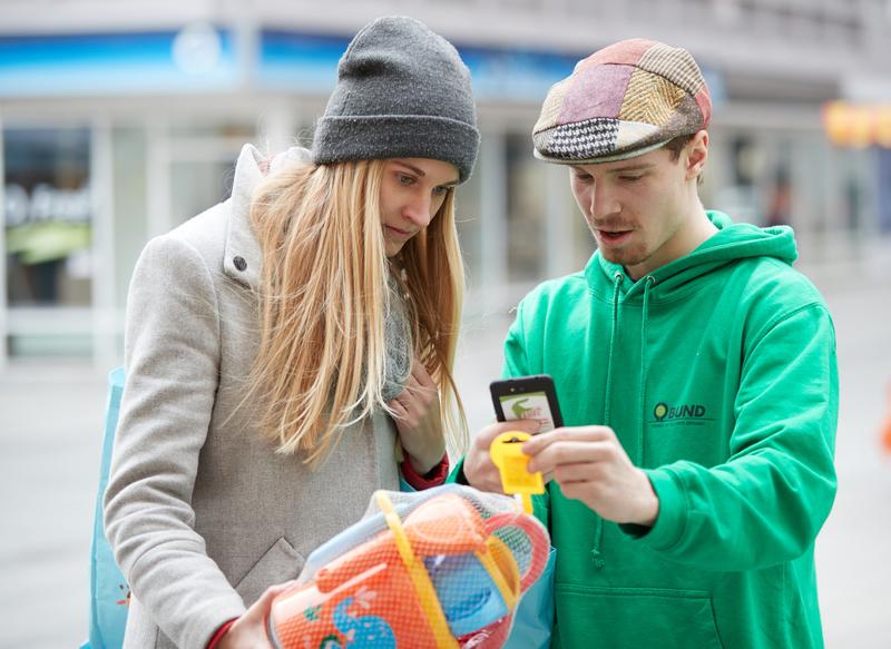 Aktion zur App ToxFox in München