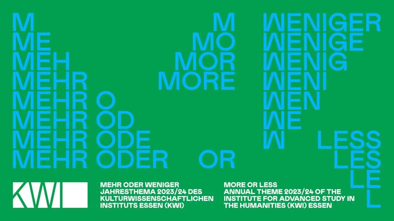 Grafik Jahresthema More or Less