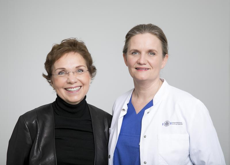 v.l. Prof. Dr. Petra Arck und Prof. Dr. Anke Diemert, Klinik und Poliklinik für Geburtshilfe und Pränatalmedizin