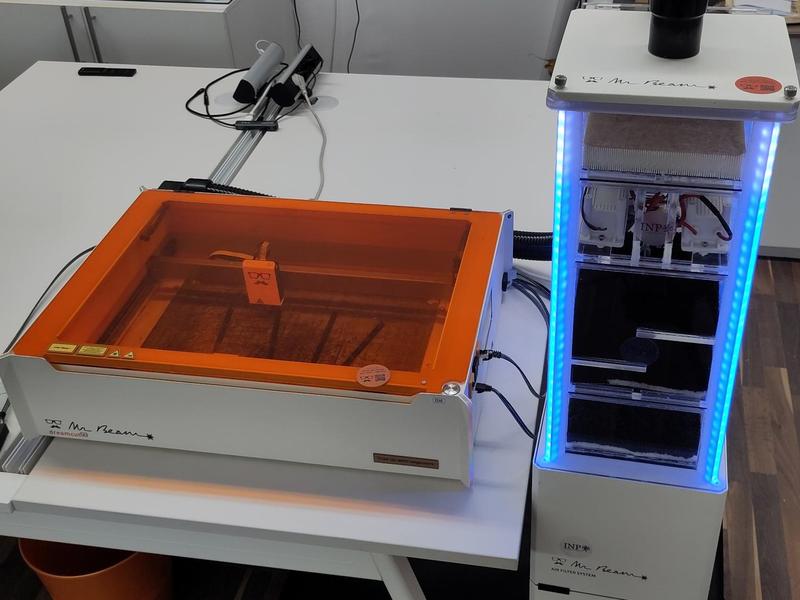 SafeCutter: Neu konzipierter Plasmafilter sorgt beim Einsatz von Lasercuttern für mehr Sicherheit