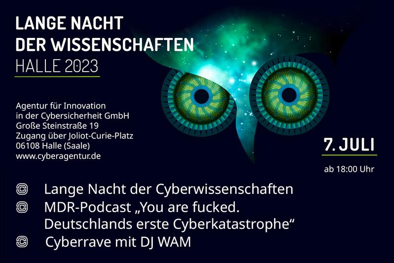 Cyberwissenschaften, Podcast und Musik zur Lange Nacht der Wissenschaften mit der Cyberagentur.