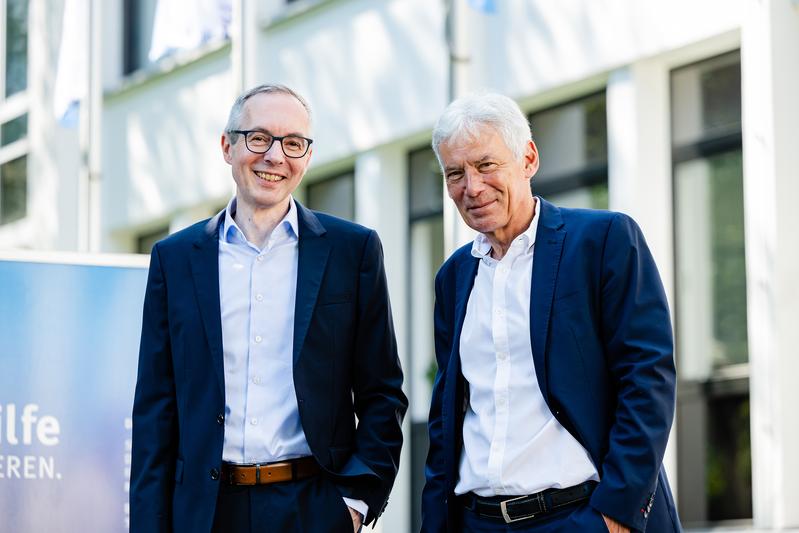 Vorstand der Deutschen Krebshilfe: Dr. Franz Kohlhuber und Gerd Nettekoven