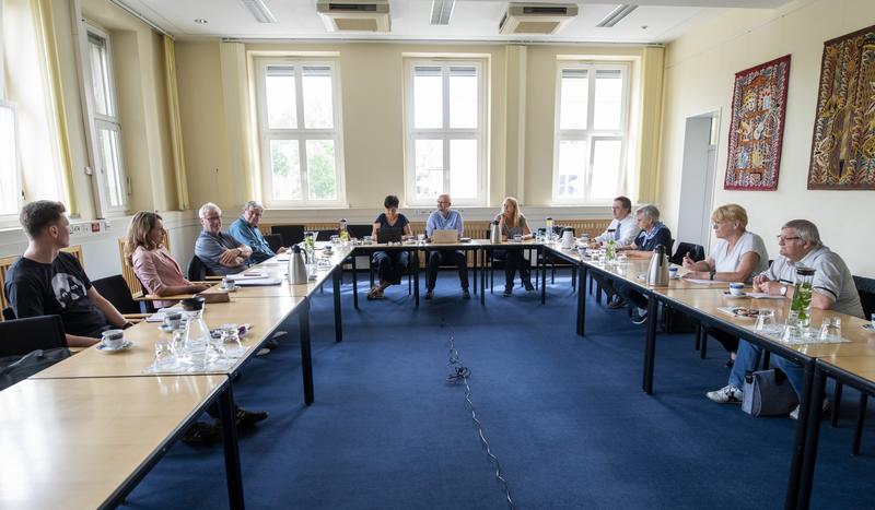 Die Teilnehmenden der 3. Senftenberger Werkstatt Lehramtsstudium in der Diskussion.