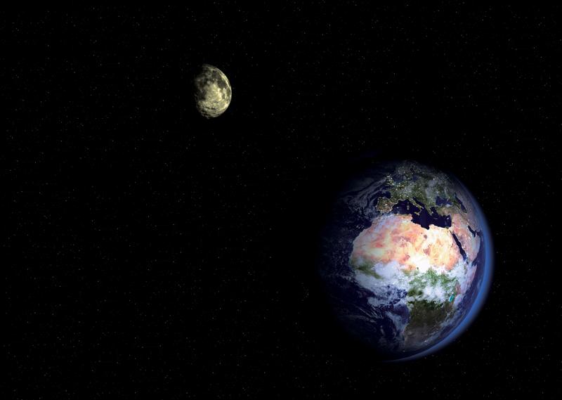 Binärsystem Erde-Mond