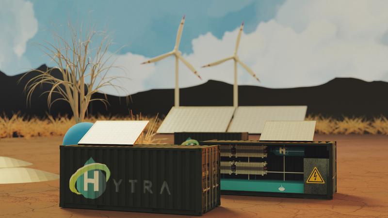 Project partners in HyTrA (Hydrogen Tryout Area): Fraunhofer IWU, Texulting GmbH, UMSTRO GmbH; further partners in HygO (Hydrogen & Oxygen Biotop Namibia): Haver & Boecker OHG, Krenkel Abwassertechnik GmbH