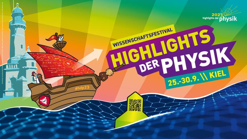 Motiv der Highlights der Physik 2023 in Kiel