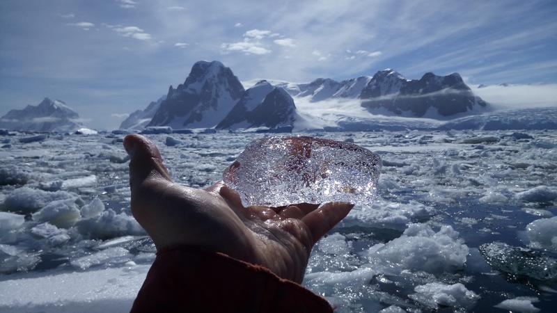 On the way to Petermann island, Antactica.