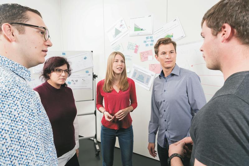 Die Förderung junger Forschender hat am KIT einen hohen Stellenwert: Im Jahr 2022 gingen 13 neue Nachwuchsgruppen an den Start. (Foto: Markus Breig, KIT)