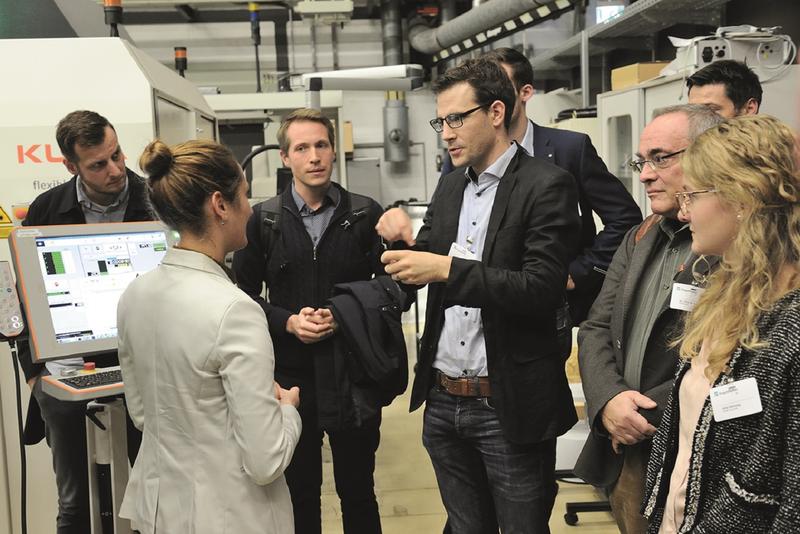 Laborführungen im Rahmen der AI for Laser Technology Conference 2019 am Fraunhofer ILT.