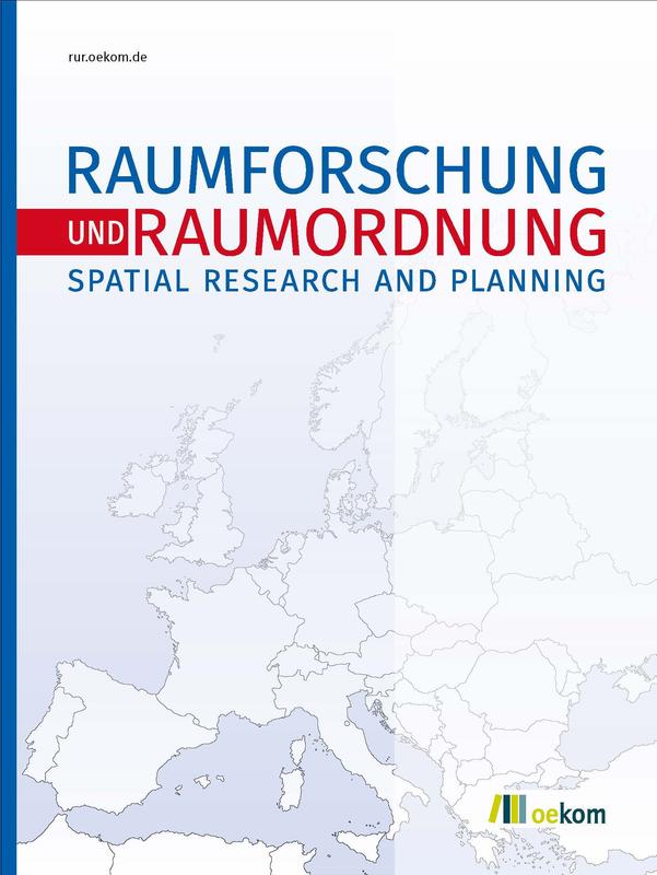 Cover der Fachzeitschrift; Name der Zeitschrift in blauer und roter Schrift, unterlegt mit einem Kartenausschnitt von Europa.