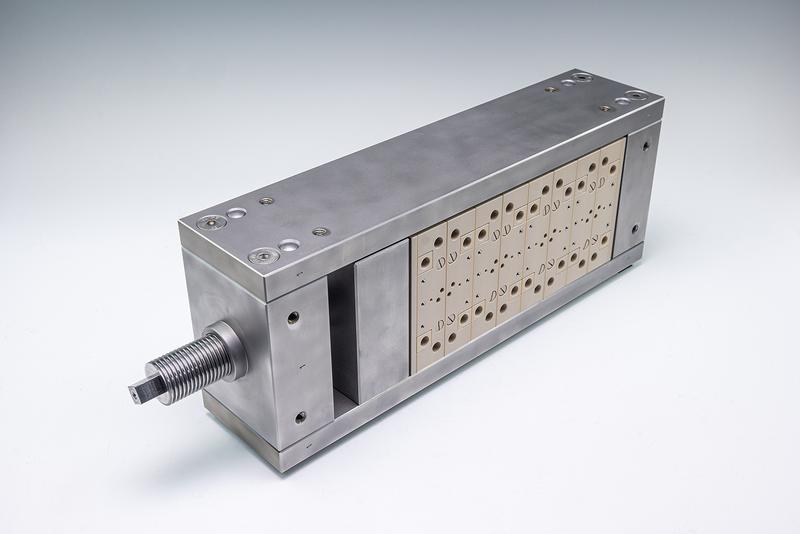 Screening module prototype with four integrated electrochemical cells