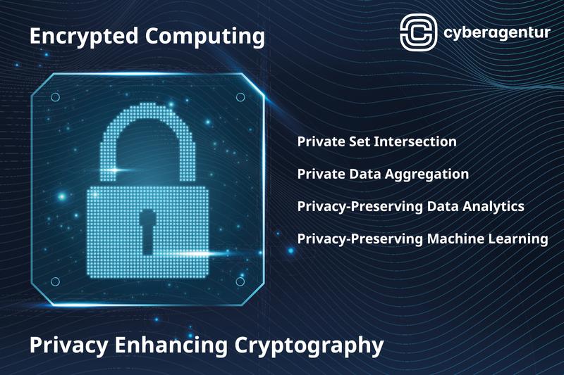 With the new research question, the Cyberagentur would like to have the newer cryptographic concepts such as Encrypted Computing (EC) and Privacy-Enhancing Cryptography (PEC) explored.