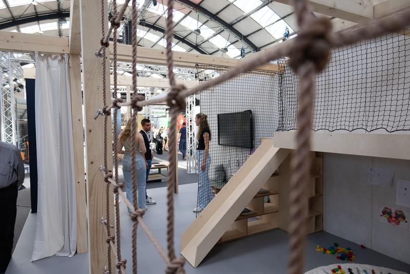 Ein Einblick in das Innere des Kindergarten-Moduls. Foto: TH Lübeck