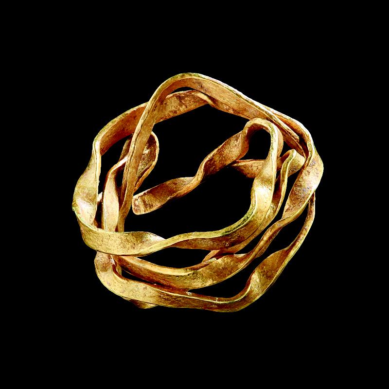 Der kleine Goldring aus Ammer-buch-Reusten wiegt nur 0,6 Gramm und gilt als ältester Edelmetallfund Südwestdeutschlands.
