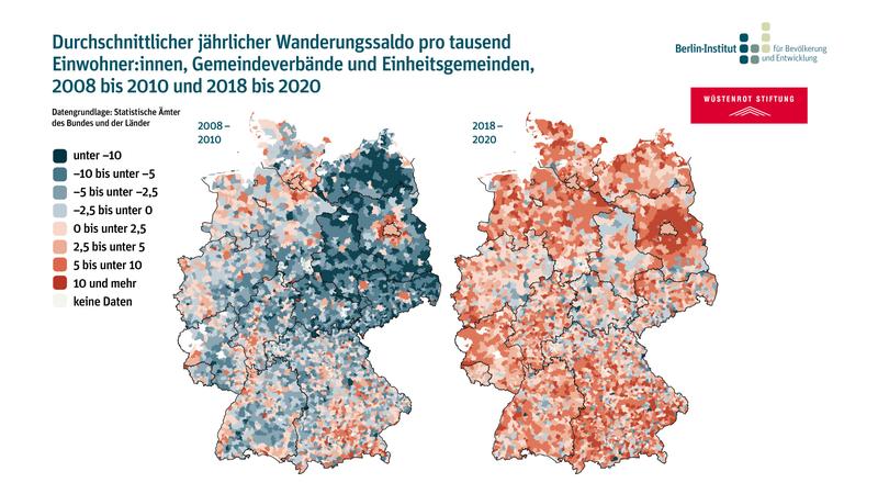 Wie sich das Wanderungsgeschehen in Deutschland verändert hat