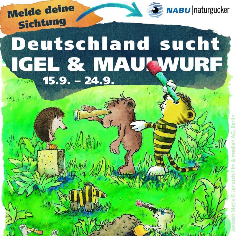 Deutschland sucht Igel und Maulwurf