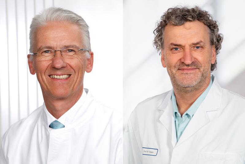 DGG-Präsident Professor Rainer Wirth und Professor Markus Gosch, President-elect der DGG