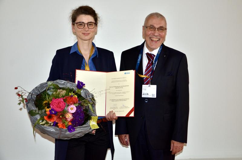 Dr. Dr. Miroslava Valentova und Professor Gerald Kolb