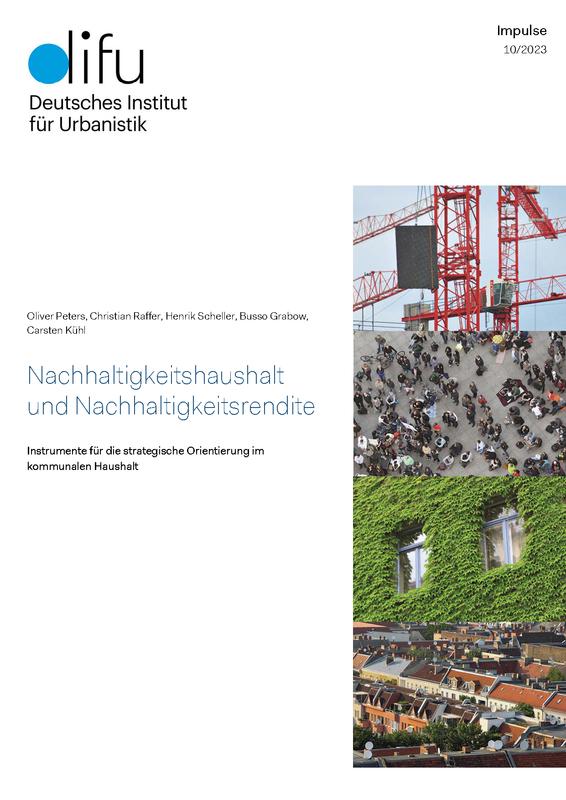 Cover der Publikation Nachhaltigkeitshaushalt und Nachhaltigkeitsrendite 