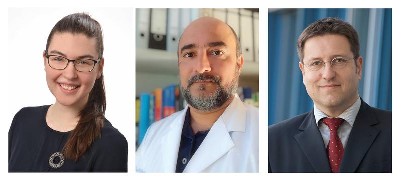 v.l. Judith Schumacher, Prof. Panagiotis Papatheodorou und Prof. Holger Barth