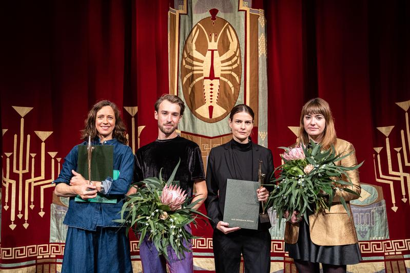 Die Preisträger*innen der Max-Grünebaum-Stiftung 2023: Dr.-Ing. Daniela Schob (2.v.l.), Max-Grünebaum-Preisträgerin der BTU Cottbus-Senftenberg
